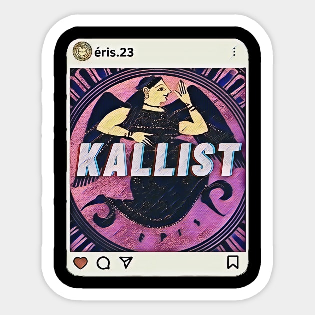 Kallist Hail Éris Sticker by Kallist